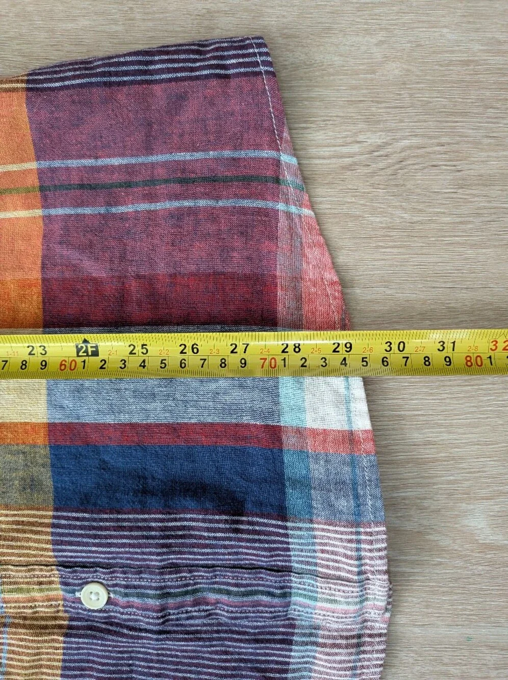 Levi's Shirt Men's Medium Linen Blend Short Sleeve Button Down NWT